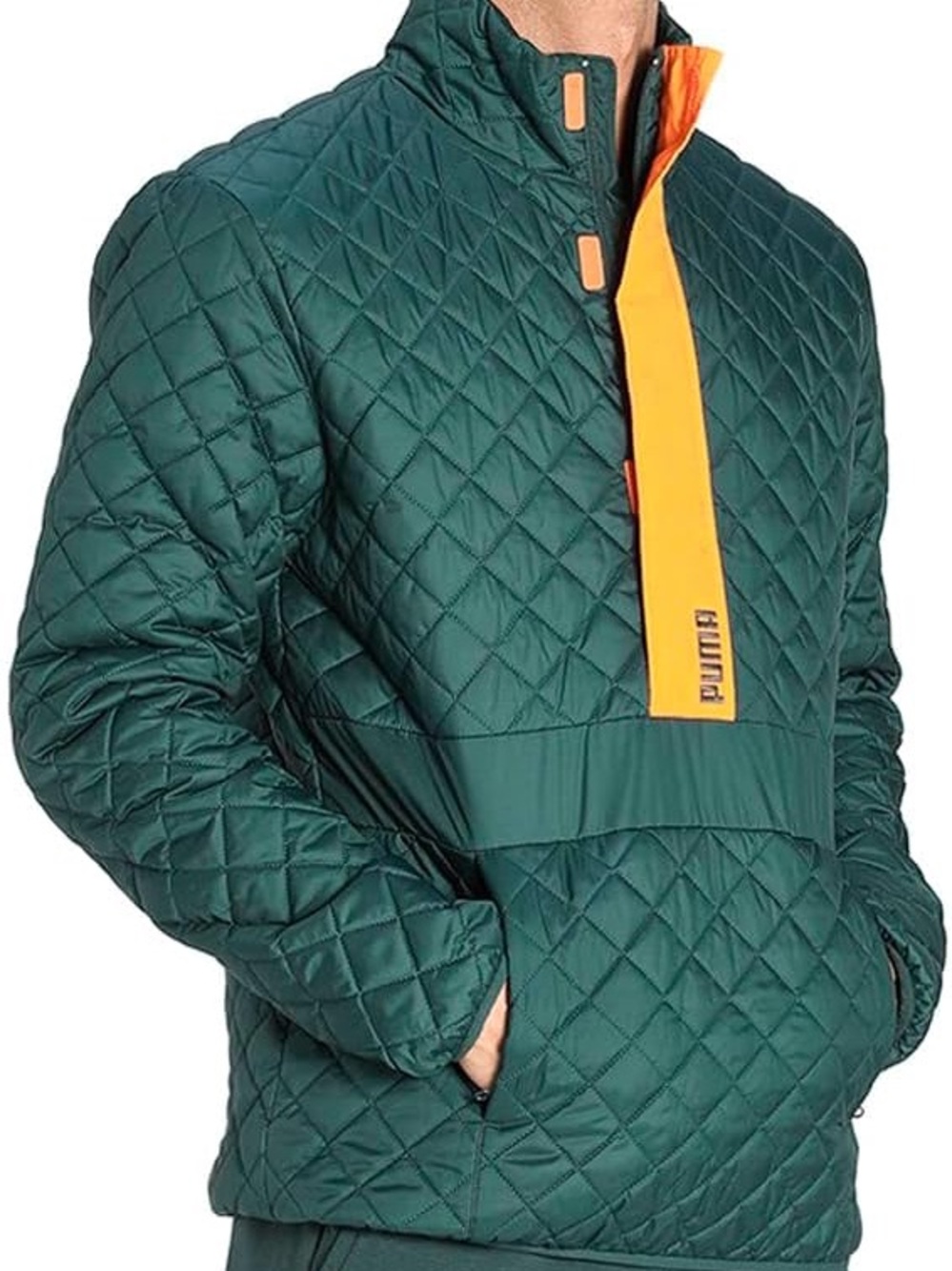 Puma Men’s XL quilted half zip pullover